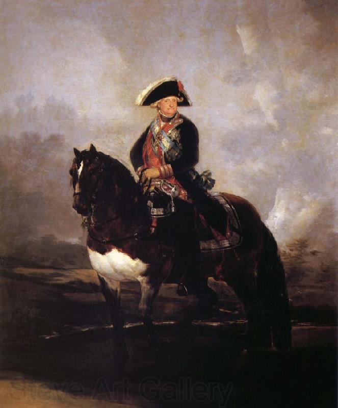 Francisco Goya Carlos IV on Horseback Germany oil painting art